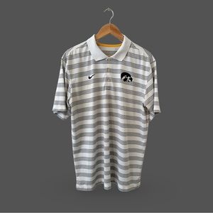 University of Iowa Nike Dri Fit Game Day Polo - Large